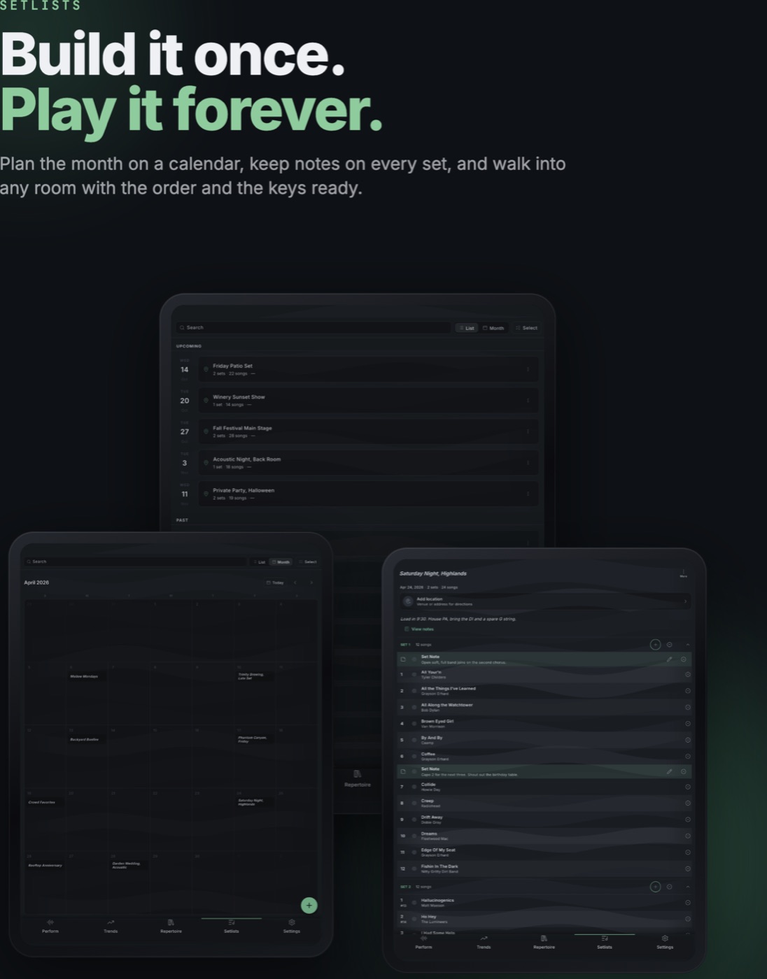Build it once. Play it forever.